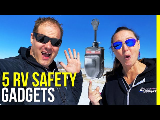 TOP 5 RV SAFETY ACCESSORIES FOR RV LIVING (MUST HAVE Camping Gadgets)