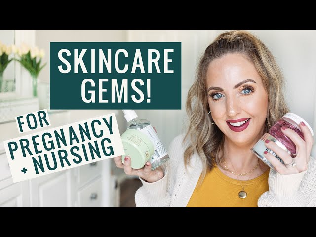 SKINCARE DURING PREGNANCY & NURSING | My favorite skincare products I used at age 35+