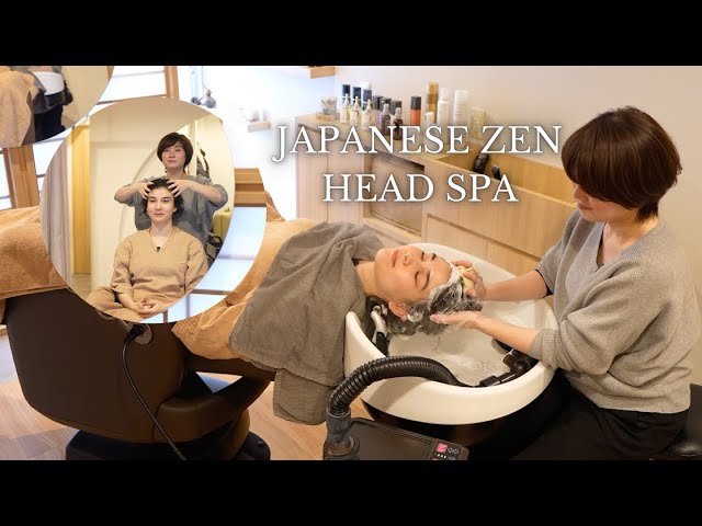 ASMR I FOUND JAPANESE ZEN HEAD SPA IN FUKUOKA (4K SOFT SPOKEN ASMR)