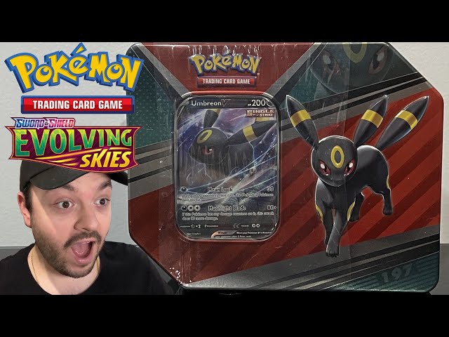 Pokémon Umbreon V Heroes Tin Opening - Will We Pull a Secret Rare?