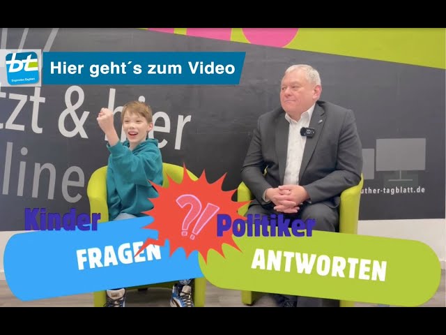 Bundestagswahl 2025: Thomas Hacker (FDP) im bt-Kinderinterview