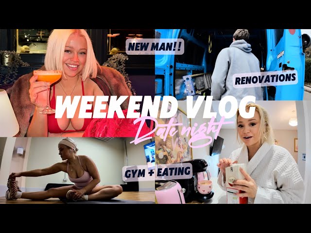 WEEKEND IN MY LIFE: renovating family home with my bf (ik?!), eat with me, gym routine + catch up