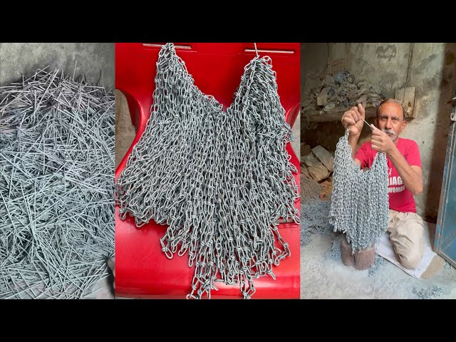 Diy Chain Crafting Process || Cow Chain Making Idea