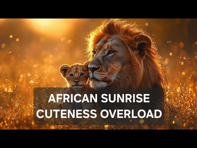 Cuteness Overload: Witness the Magic of an African Sunrise (Official Video)