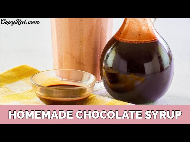 How to Make Homemade Chocolate Syrup - Learn to Cook