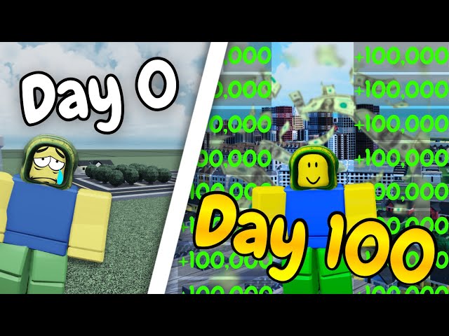 SPENDING 100 DAYS In Mini Cities 2 (FULL MOVIE)