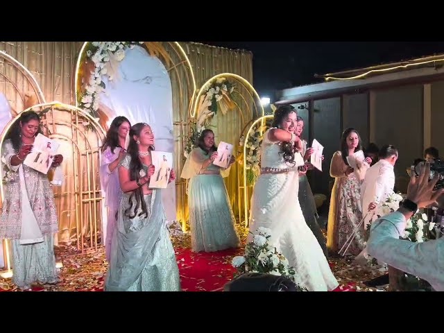 Bride Dance for Groom at Royal Rajput Engagement ceremony |Aditya WEDS Deepali#bridedanceperformance