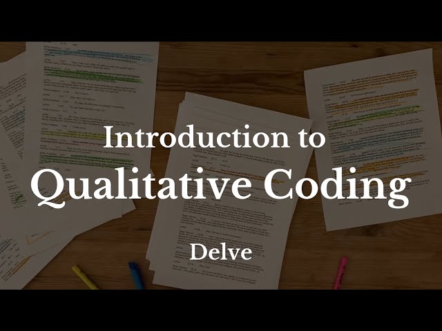 Introduction to Qualitative Coding