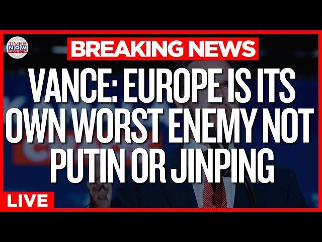 MSC 2025 LIVE | US Vice President JD Vance BLASTS Europe: ‘Your Problems Are Self-Inflicted!