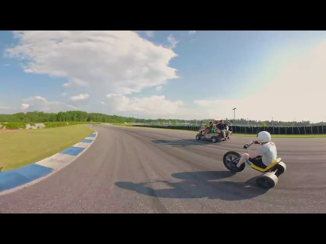 [360 Video] AMP Big Wheel Race