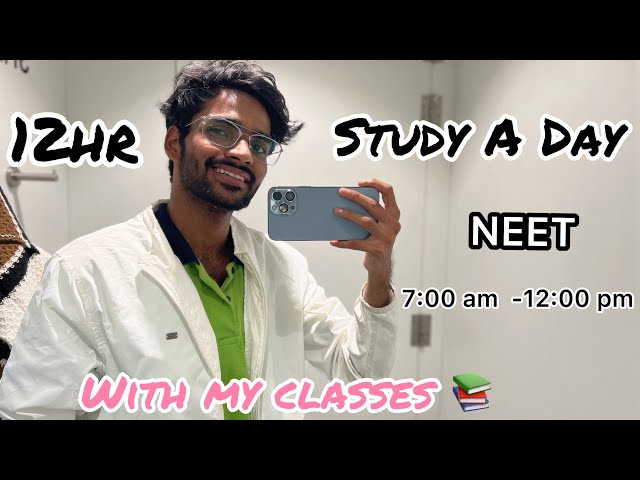 I wake up 6:30 🕡 morning 📚 || How I manage study 📖 with classes || NEET ASPIRANT #studyvlogs