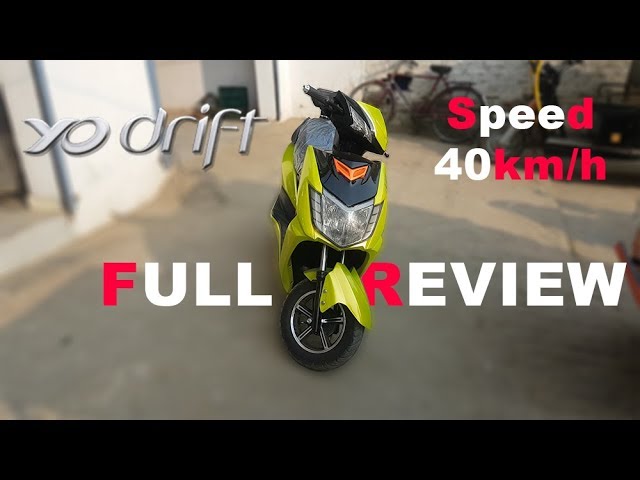 YO DRIFT By yobykes New 250W Electric Scooter Review & Live Test Ride