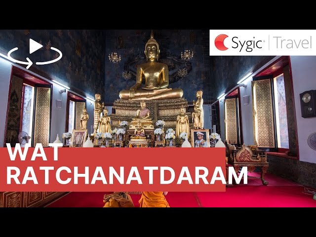 360 video: Wat Ratchanaddaram, Bangkok, Thailand