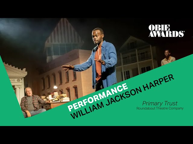 67th Obie Awards: William Jackson Harper Acceptance Speech