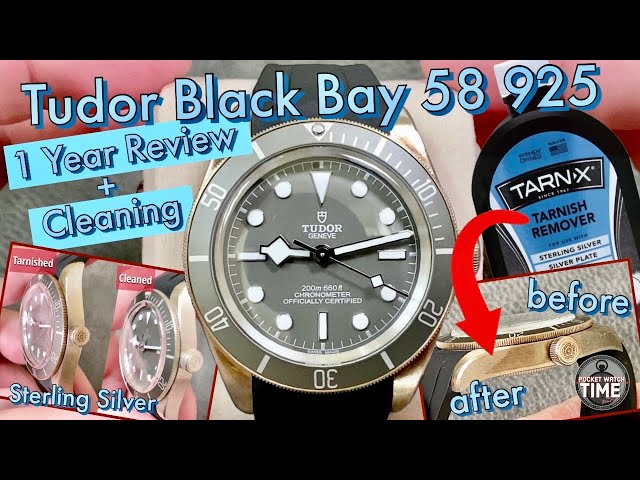 TUDOR Black Bay 58 925 — Sterling Silver TARNISH ✨? — 1 YEAR LATER UPDATE — Cleaning With TARN-X