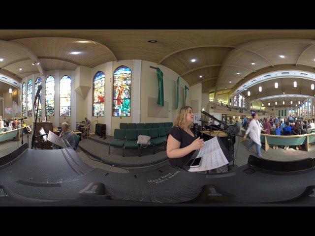 360 VR Video - I Will Rise (Chris Tomlin) sung by Mercedes