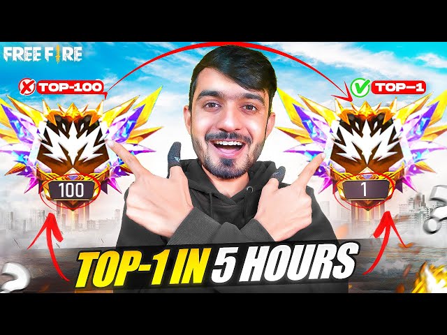 From Grandmaster Top 100 to Top 1 in 5 hours - क्या मैं कर पाऊँगा🤦‍♂️  ? Hard Challenge EP 14