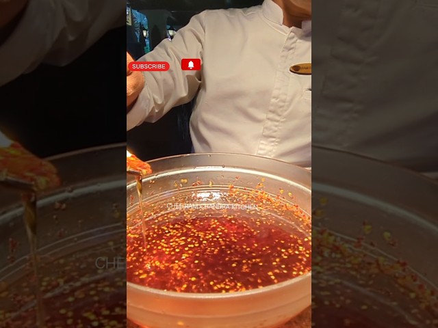 Ramadan time How to make sweet chilli sauce in home #sweetchillisauce #food #chinesefood #ytshort