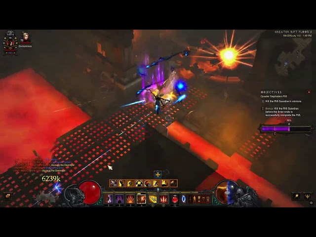 Diablo 3 | Greater Rift Lvl 110 | Demon Hunter (2025 Gameplay)