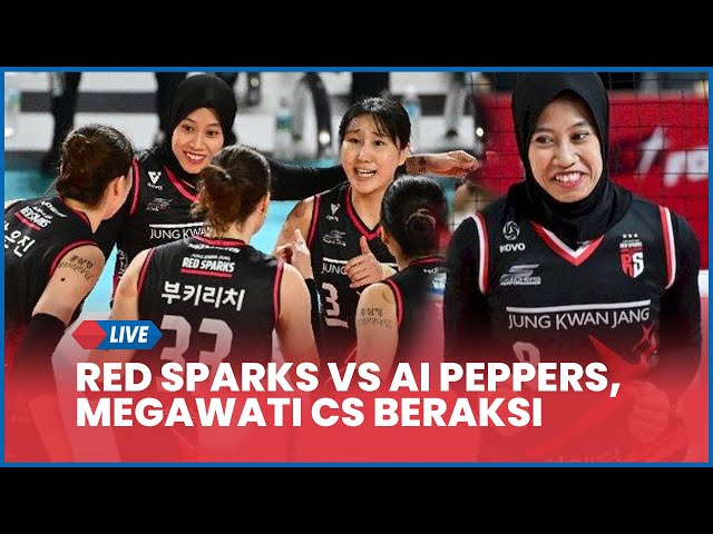 🔴 LIVE LAGA VOLI HARI INI! RED SPARKS VS AI PEPPERS, Megawati Cs Beraksi [AISCORE]