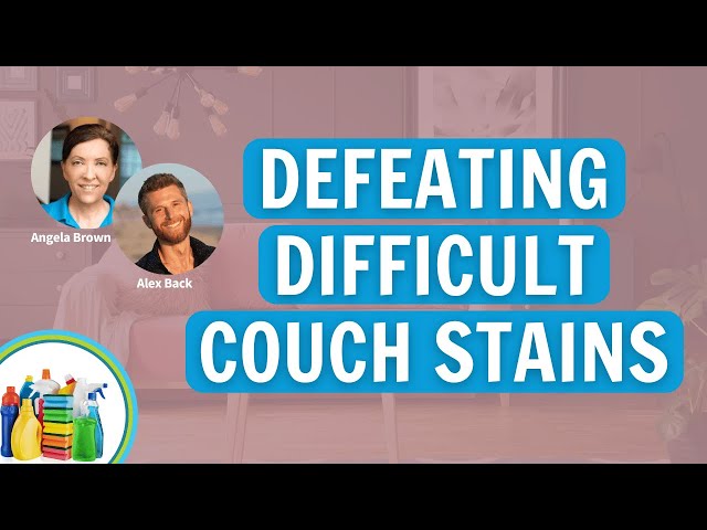 Pro Couch Cleaning Tips with Angela Brown and Alex Back