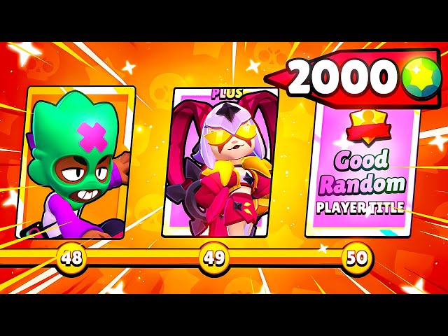 BITTE NICHT NACHMACHEN!! 2000 JUWELEN FÜR STUFE 50 BRAWL PASS PLUS SKIN 👍😭