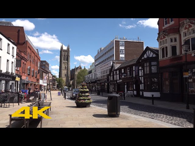 Bolton Walk: Town Centre【4K】