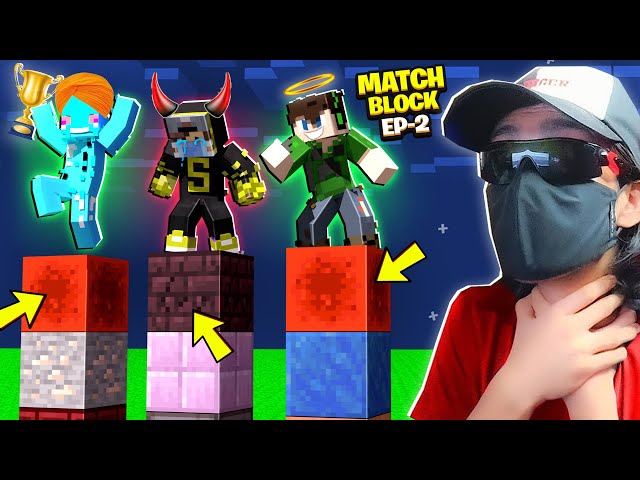 Minecraft Match The Block Challenge with My Friends - Crazy irl task (ep-2)