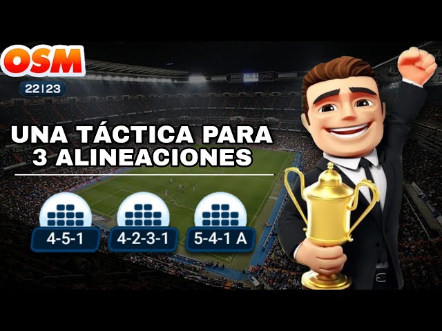 🏆 ¡UNA TÁCTICA PARA 3 ALINEACIONES! 🏆 | 451/4231/541A | 😉 ¡20 VICTORIAS! 😉 | ⚽ OSM 22/23 ⚽