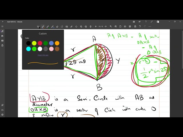 Circular Measure - Important Past Paper Question O level / IGCSE ADD Maths !!!