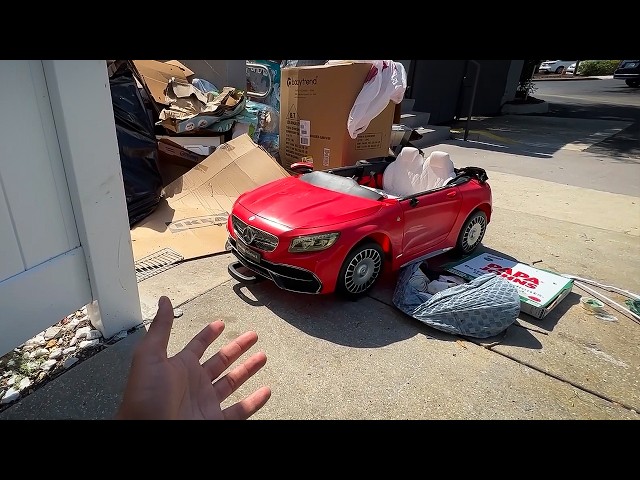 Dumpster Diving "Mercedes Maybach found in trash"