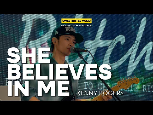 She Believes In Me | Kenny Rogers - Sweetnotes Cover