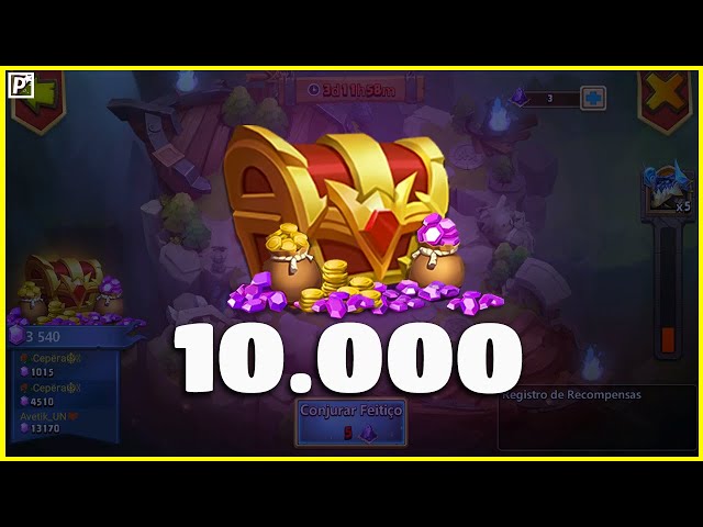 GASTANDO PÓ MÁGICO EM BUSCA DO MEGA PRÊMIO DE GEMAS NO CASTLE CLASH