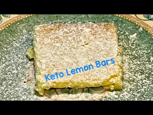 Keto Lemon Bars