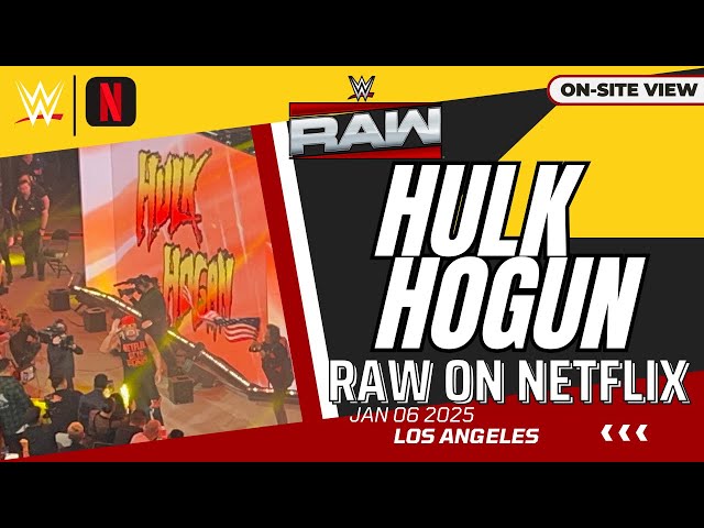 【RAW×Netflix】Hulk Hogan suprised　01.06.2025