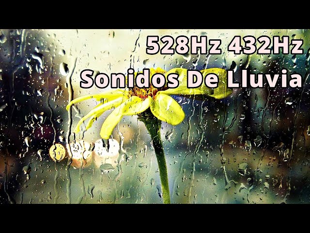 528Hz + 432Hz + Sonido de lluvia 🎧🔊 - Longitud de onda de reparación de ADN | Alivio del estrés