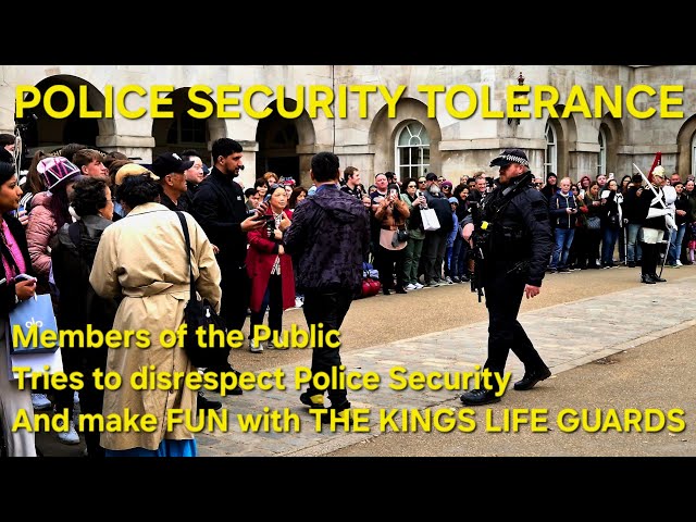 POLICE SECURITY GETS DISRESPECTED BY THE PUBLIC