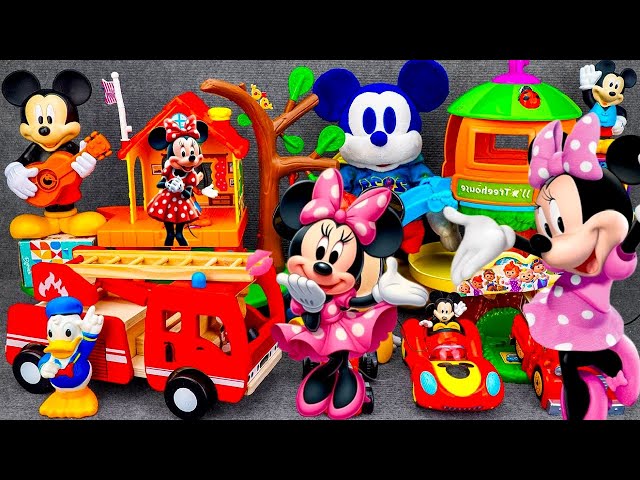 13 minute Satisfying Unboxing Disney Mickey Mouse Deluxe Clubhouse Playset | Review Toys ASMR TOYS