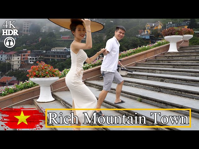 🔥 Walk and Drive Around Rich Mountain Towns 🔥 Real Life in Vietnam Today 🇻🇳 the City Walking Tour 4K