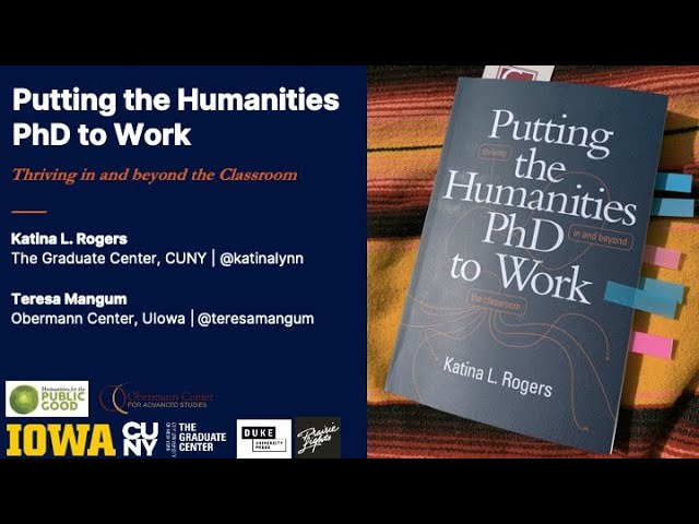 Putting the Humanities PhD To Work: A Conversation with Katina Rogers