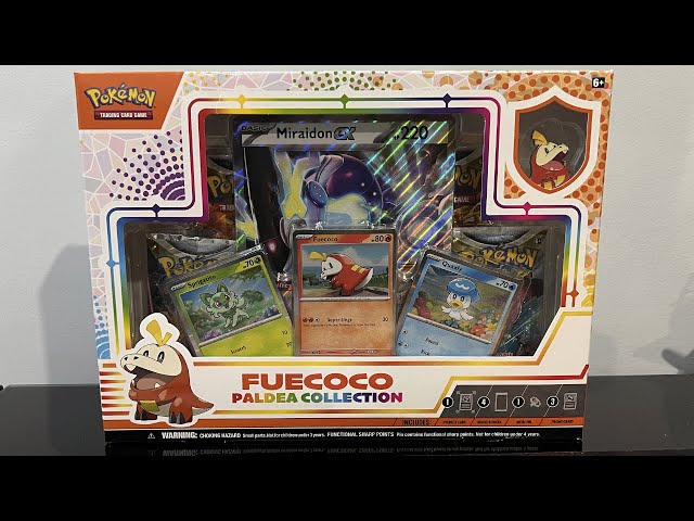 Fuecoco Paldea Collection Unboxing | Pokémon Scarlet & Violet TCG