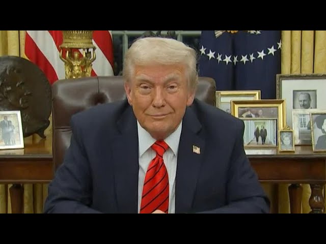 President Trump signs executive orders on paper straws, steel tariffs (Feb. 10, 2025)