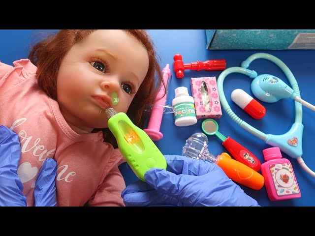 Doctor's box set--Baby Alex got sick-reborn treatment for colds