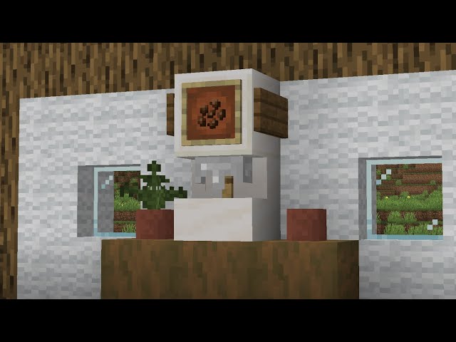 Minecraft: How to Make a Coffee Machine