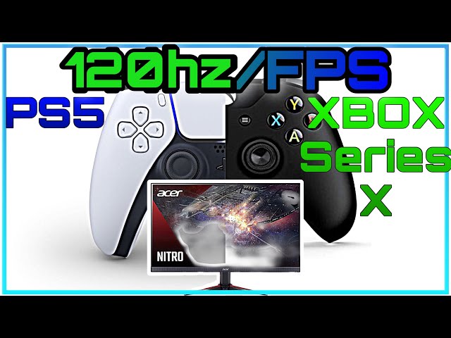 How To Set The PS5 And XBOX Series X To 120hz! | Acer VG240Y S Monitor