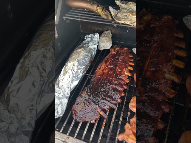 Barbeque Cooking on a Beautiful Spring Weather.. #barbecue #springtime #food