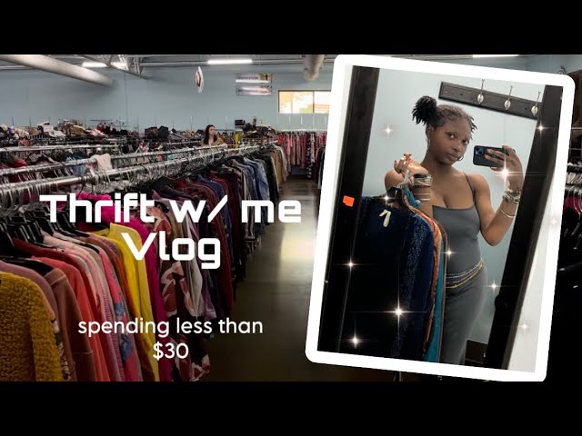 Vlog: Thrift with me 🤍✨