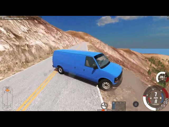 BeamNG.Drive- Drift Van up Pikes Peak