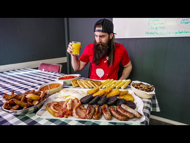 UNBEATEN IN OVER TWO YEARS...HUNGER CAFE'S BRUTAL 'ULTIMATE HUNGER CHALLENGE' | BeardMeatsFood