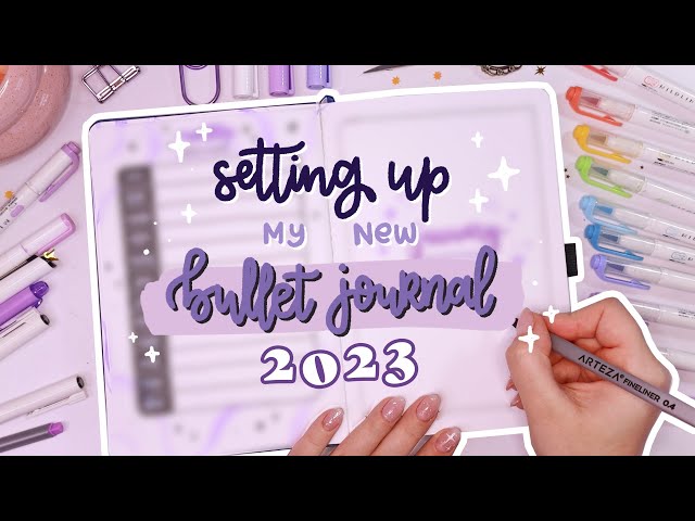 Setting Up my 2023 Bullet Journal ✶ Plan With Me